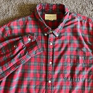 Denim & Supply Ralph‎ Lauren Plaid Button Down Long Sleeve Shirt Size XXL 0303